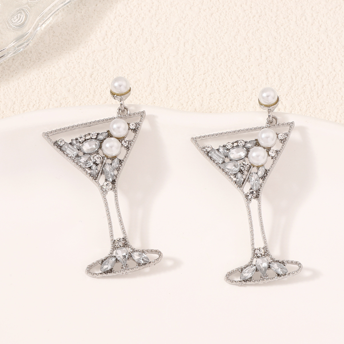 Luxury Lifestyle Niche - Orecchini da donna con perle e