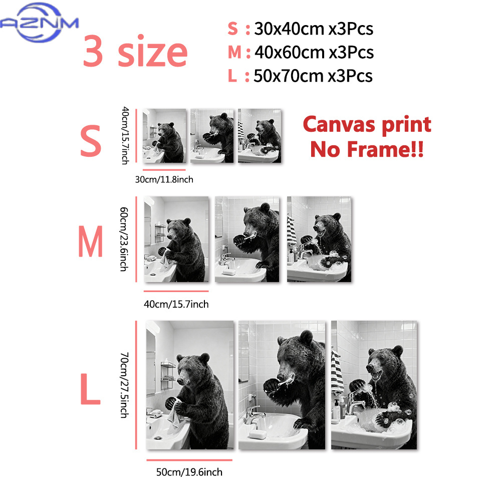 Luxury Lifestyle Pictures - Set di 3 Poster su Tela