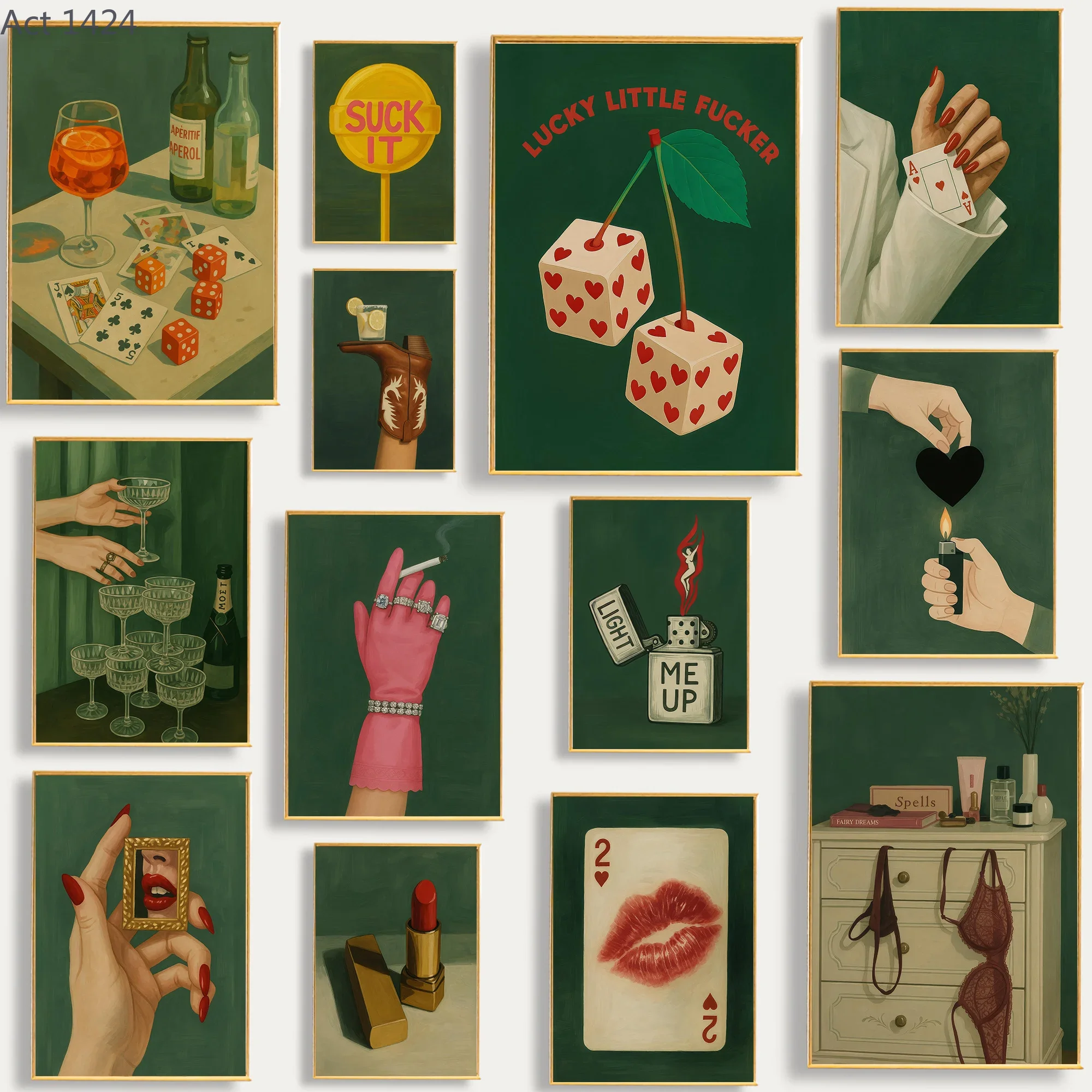 Luxury Lifestyle Pictures - 1 pezzo di poster su tela