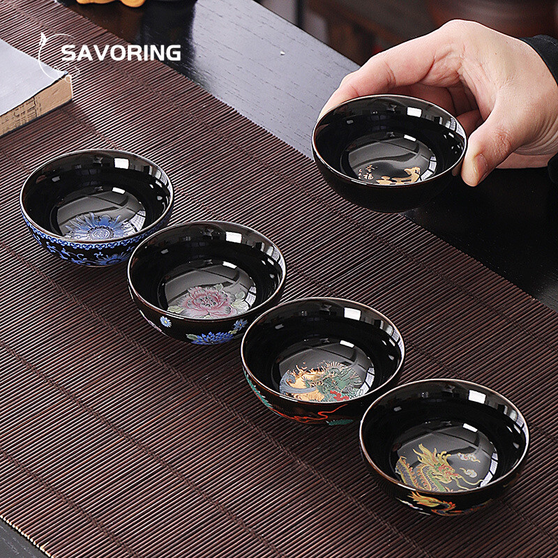 70ml Peony Dragon Phoenix tazz - Handmade Ceramic Mug recensione e prezzo