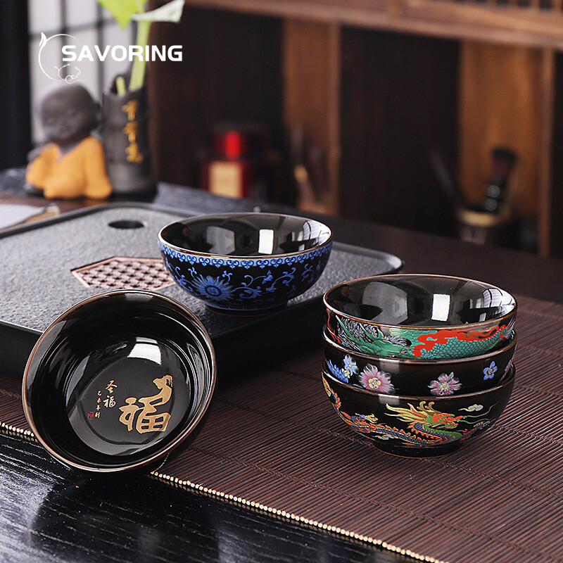 70ml Peony Dragon Phoenix tazz - Handmade Ceramic Mug recensione e prezzo