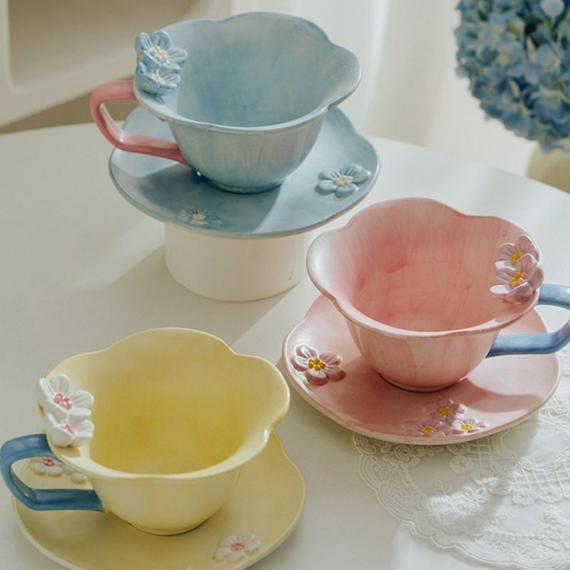 Set Tazza e Piattino da Caffè, - Handmade Ceramic Mug recensione e prezzo