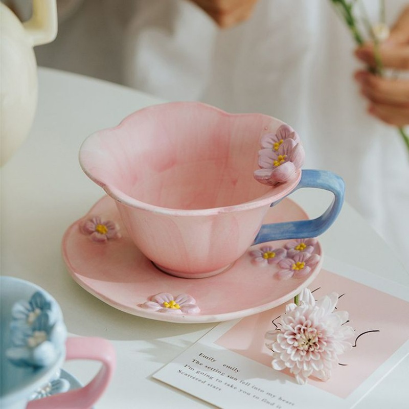 Set Tazza e Piattino da Caffè, - Handmade Ceramic Mug recensione e prezzo